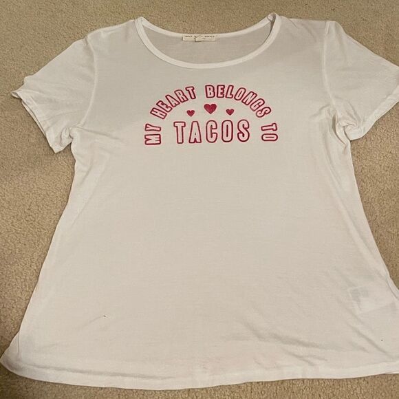 My Heart Belongs to Tacos Graphic Tshirt - Picture 6 of 8